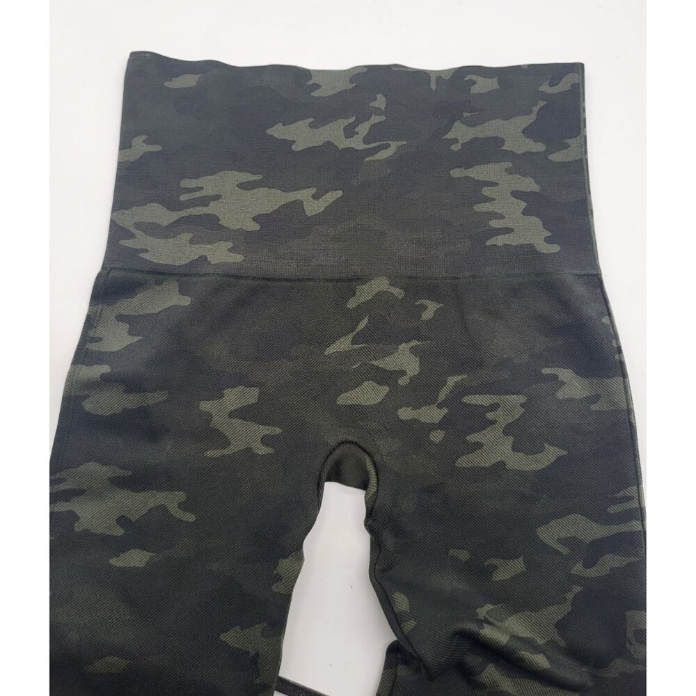 Spanx Small Look at Me Now Seamless Leggings Camo Green FL3515 Shaping - Picture 3 of 7